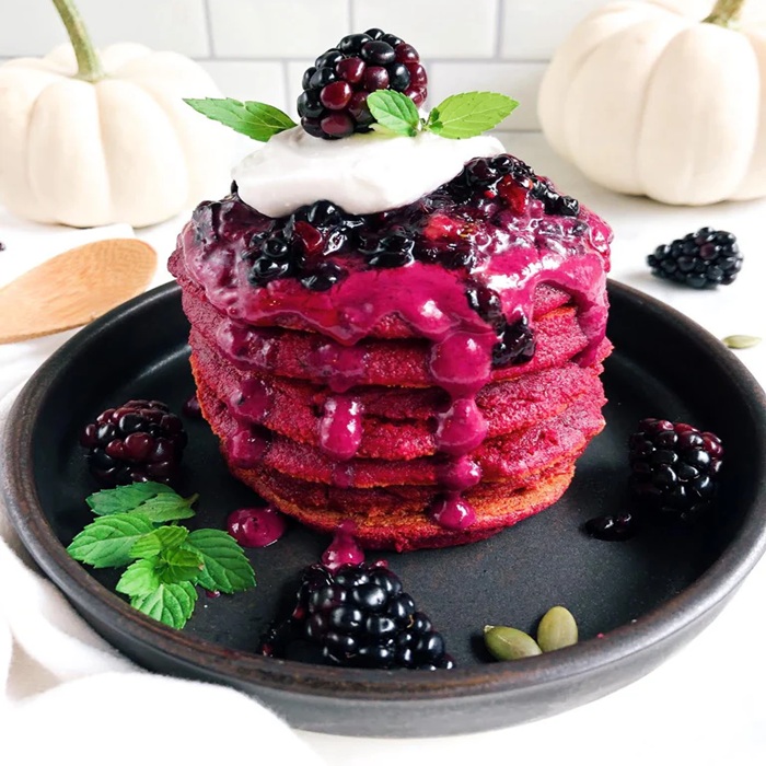 Double Blueberry Pancakes — IHOP menu item with price $13.69